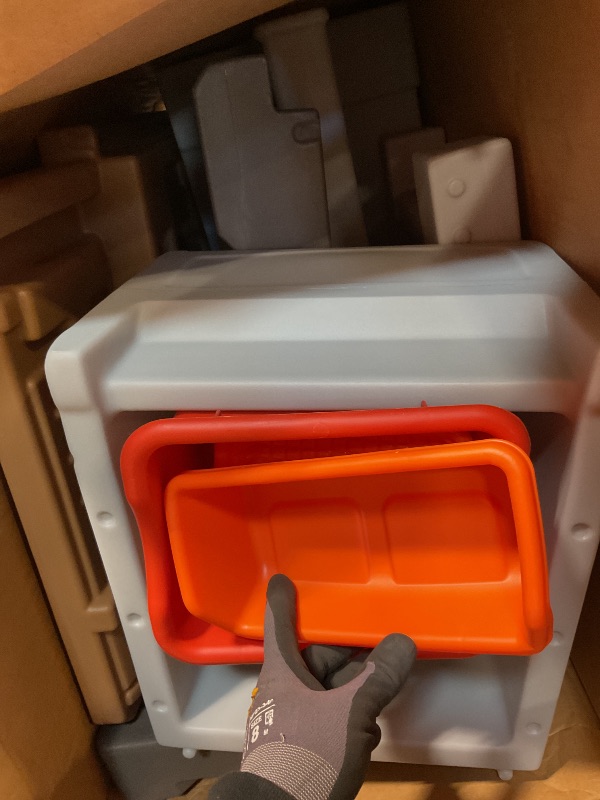 Photo 1 of ***MISSING PIECES*** Step2 Pro Play Kids Workshop with Utility Bench, Indoor/Outdoor Tool Bench for Children, Interactive Play with Sounds, Made of Durable Plastic, Includes 76 Piece Toy Accessories, Toddlers 3+ Years Old