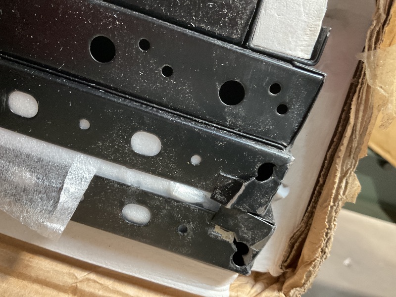 Photo 1 of **SCRAPE AND DENT DAMAGE ON SHELF CORNERS**INTERGREAT Metal Storage Cabinet with Wheels, 73" H Rolling Metal Cabinets with Doors and Shelves, Black Steel Lockable Cabinet on Wheels for Garage Storage