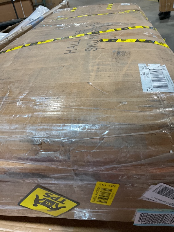 Photo 1 of **COLOR IS BROWN. MINOR DAMAGE TO CORNERS FROM TRANSPORT **VASAGLE Hall Tree with Bench and Shoe Storage, Coat Rack with Shoe Bench, Entryway Furniture, 16 Open Compartments, 6 Tri-Hooks, Farmhouse Style, Space Saving, Rustic White UHSR427W02