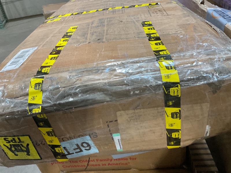 Photo 1 of **COLOR IS BROWN. MINOR DAMAGE TO CORNERS FROM TRANSPORT **VASAGLE Hall Tree with Bench and Shoe Storage, Coat Rack with Shoe Bench, Entryway Furniture, 16 Open Compartments, 6 Tri-Hooks, Farmhouse Style, Space Saving, Rustic White UHSR427W02