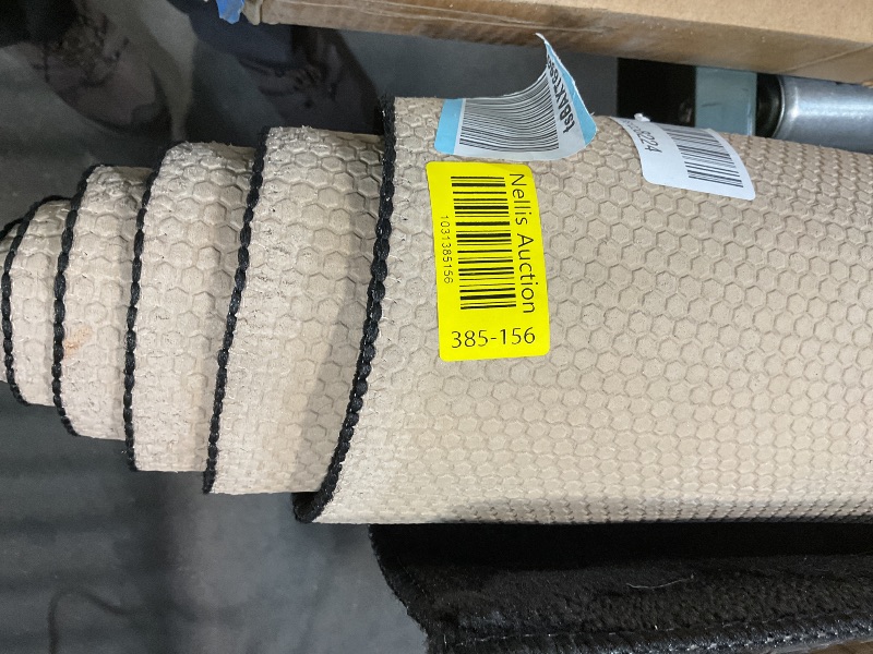 Photo 1 of **DIRT**Garland Rug Sparta Non Slip Polypropylene 5 Ft. X 7 Ft. Black Area Rug- Ideal for Living Rooms & Hallways, Stylish & Durable for High-Traffic Areas