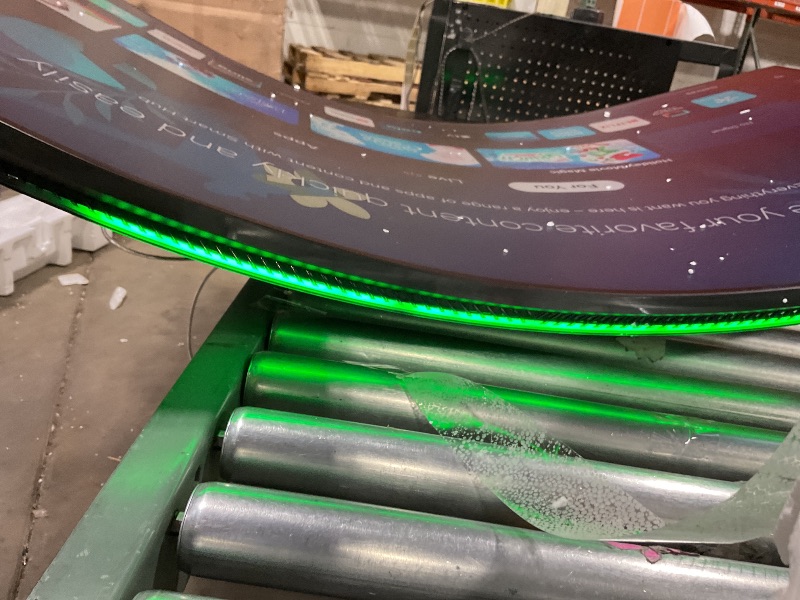 Photo 1 of **SCRATCHES ON POWER BOX AND COVER**Samsung 55" Odyssey Ark 2nd Gen 4K UHD 1000R Curved Gaming Monitor, 165Hz, 1ms, 4 Input Multi View, Quantum Mini-LED, AMD FreeSync Premium Pro, HDR 10+, Height Adjustable Screen, LS55CG970NNXGO