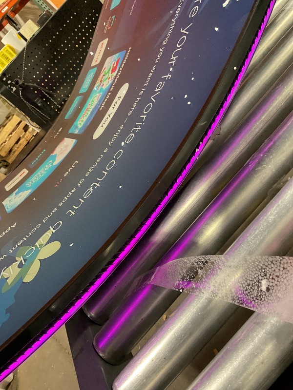 Photo 1 of **SCRATCHES ON POWER BOX AND COVER**Samsung 55" Odyssey Ark 2nd Gen 4K UHD 1000R Curved Gaming Monitor, 165Hz, 1ms, 4 Input Multi View, Quantum Mini-LED, AMD FreeSync Premium Pro, HDR 10+, Height Adjustable Screen, LS55CG970NNXGO
