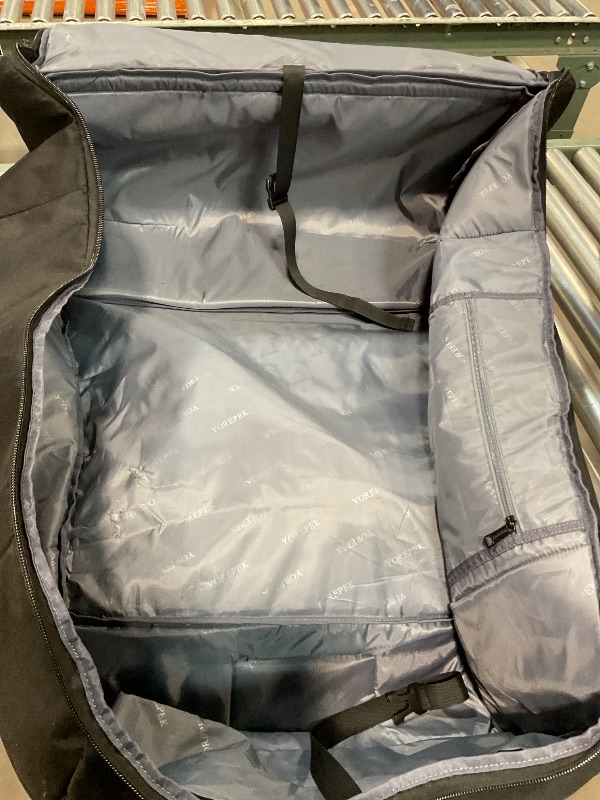 Photo 1 of **DIRT**YOREPEK Stroller Bag Compatible with UPPAbaby Vista V2/V3 and Cruz V2 (No Wheel Removal Needed), Padded Stroller Travel Bag with Wheels, Foldable Stroller Cover with Storage Pocket, All Black