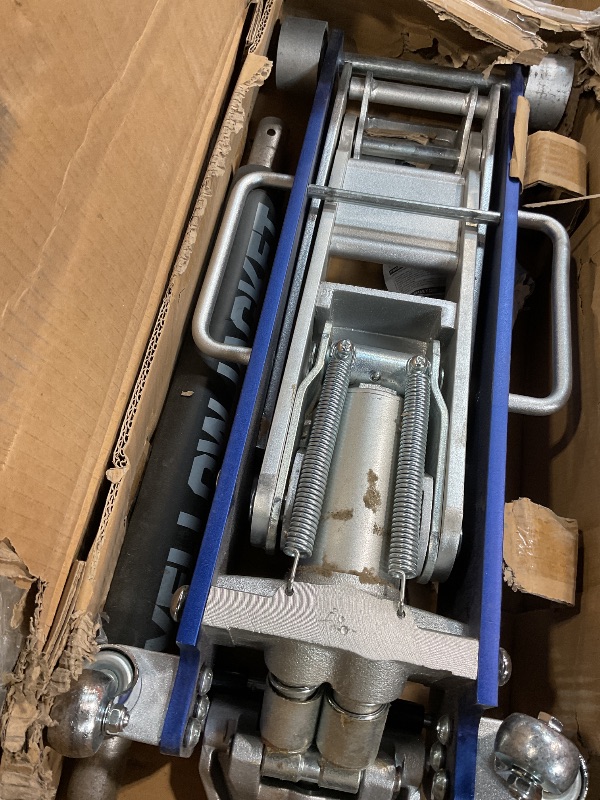 Photo 1 of **SCRAPES. DIRT**YELLOW JACKET 3 Ton Floor Jack Full Aluminum Ultra Lightweight Quick Rise Racing Floor Car Jack with Dual Pump Fast Lifting Low Profile Jack for Vehicle,6600 lbs Capacity