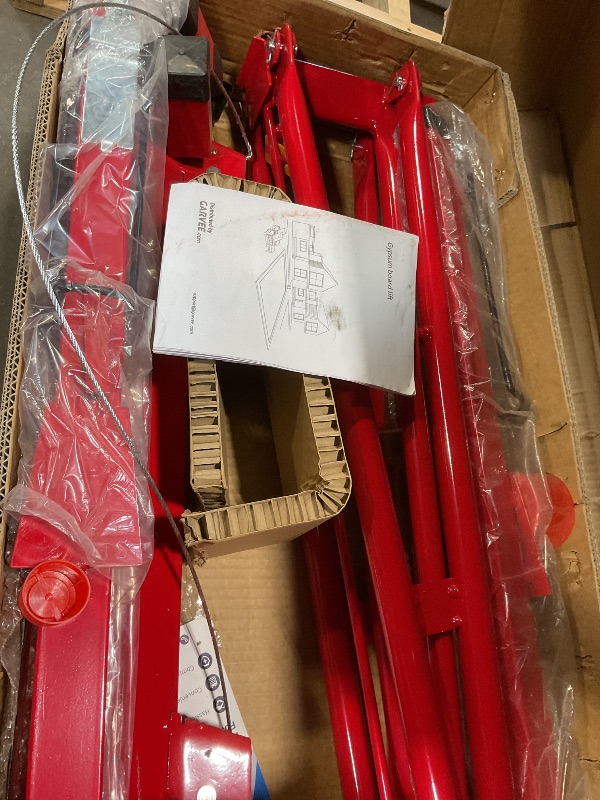 Photo 1 of **SCRAPES FROM TRANSPORT **GARVEE 16ft Drywall Lift - 150LB Capacity Adjustable Hoist w/Lockable Casters for Ceiling Work (Home & Commercial Use)