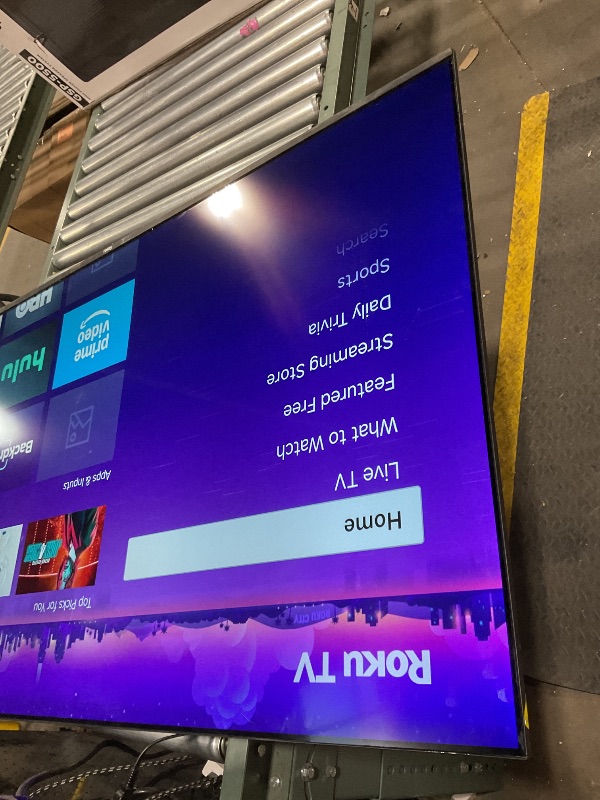 Photo 1 of **DIRT. SCRAPES. MISSING LEGS**Roku 65" Select Series 4K HDR Smart Roku TV with Roku TV Remote: LED, Wi-Fi, HDMI