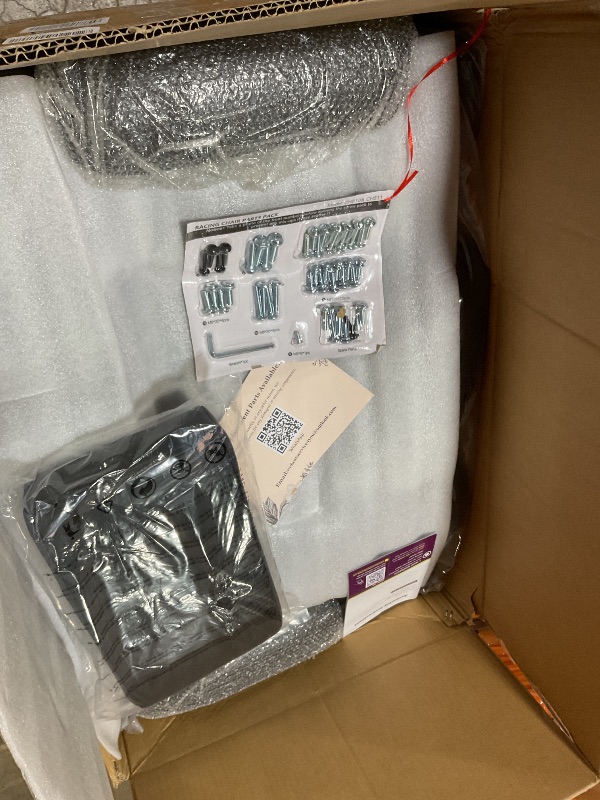 Photo 1 of ****FOR PARTS MISSING ASSEMBLY PIECES**** COMHOMA Big and Tall Office Chair 400LBS Wide Ergonomic Gaming Chair with Deluxe Embossing Designed Leather with Foot Rest,150°Reclining Adjustable Armrests Pocket Spring Back Support and Pillow