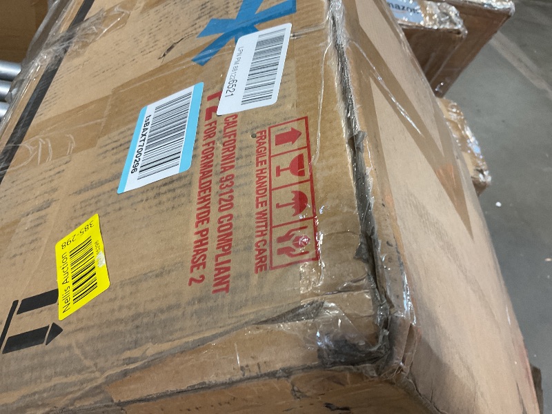 Photo 1 of **SELLING FOR PARTS AS PARTIAL SET. BOX 2 OF 3**Lyngins Sectional Couches for Living Room L Shaped Couch 3-Piece Sectional Sofa Set 98" Storage Ottoman and 2 Toss Pillows for Living Room and Small Apartment, Classic Dark Gray