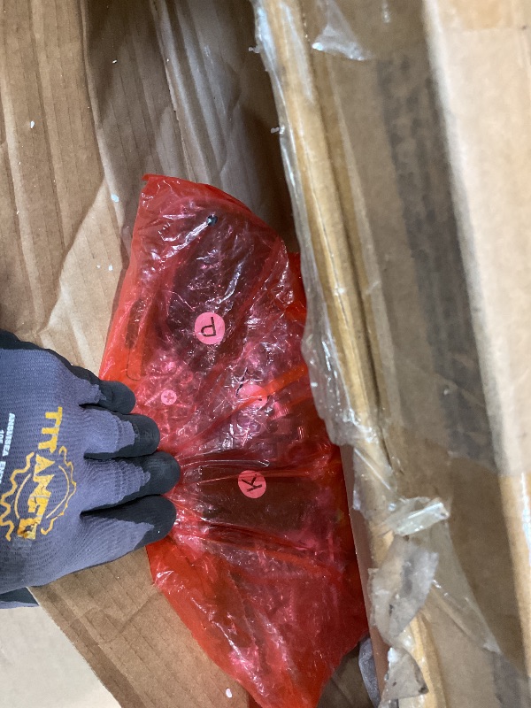 Photo 1 of **SELLING FOR PARTS. MAJOR DAMAGE**GarveeHome 82" Double Dog Crate Furniture, Large Dog Kennel Indoor for 2 Dogs, Heavy Duty Wooden Dog Crate TV Stand with 4 Drawers and Shelves, White/Brown