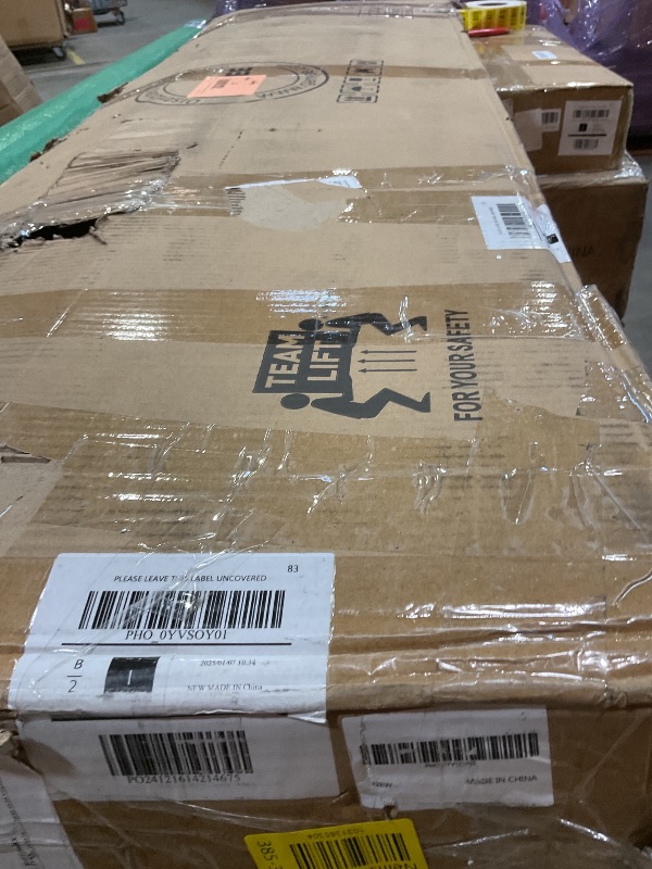 Photo 1 of **SCRAPES FROM TRANSPORT **8X8FT Metal Outdoor Storage Shed - Galvanized Steel Waterproof Garden Shed with Lockable Doors & Vents, All-Weather Utility Tool Shed for Lawn Mower, Bike