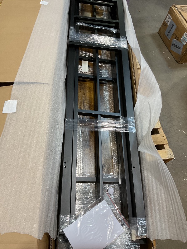 Photo 1 of **2 BOXES**Black metal Full loft bed assembly