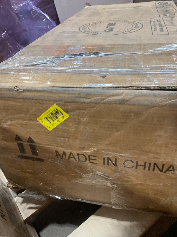 Photo 1 of **DENT**GarveeHome 70.8 in Sideboard Buffet Cabinet with Storage, Mid Century Modern Accent Cabinet with 4 Doors, Wood Coffee Bar Media Console Credenza for Living Room, Kitchen, Hallway, Brown