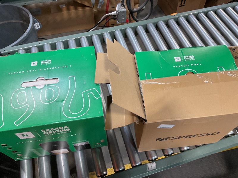 Photo 1 of ** 2 BOXES**Nespresso Vertuo Pop+ Coffee and Espresso Maker by Breville, Samra Origins by The Weeknd Metad Green