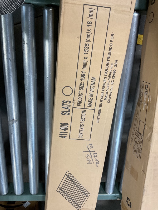 Photo 1 of ***SLATS ONLY***Zyerch Queen Over Queen Bunk Bed Frame, Metal Bed Heavy Duty Solid Bunk Beds with 2 Ladders for Kids/Adults, No Box Spring Needed Full Size Loft Double-Deck Beds Frame for Boys Girls,Black