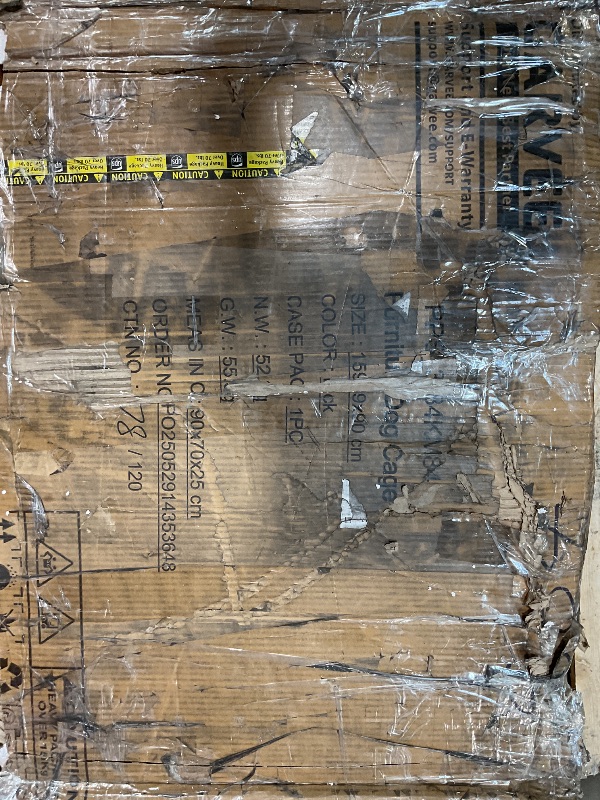 Photo 1 of *PARTS ONLY*
GarveeLife 63 in Extra Large Double Dog Crate with Removable Divider, Heavy Duty Dog Kennel Furniture with 2 Drawers, Indoor Decorative Pet Cage TV Stand for 2 Pets, Brown