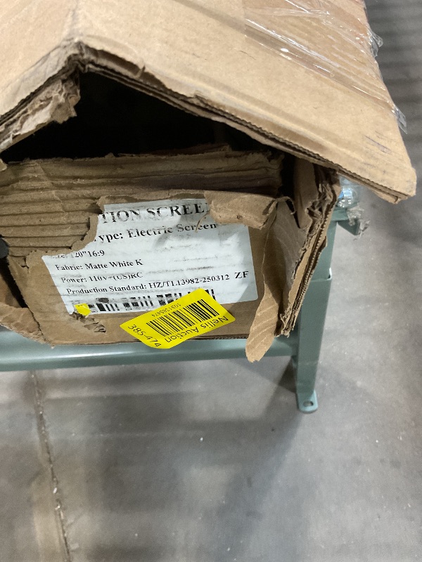 Photo 1 of **DIRT. SCRAPES**electric projection screen 120 16:9