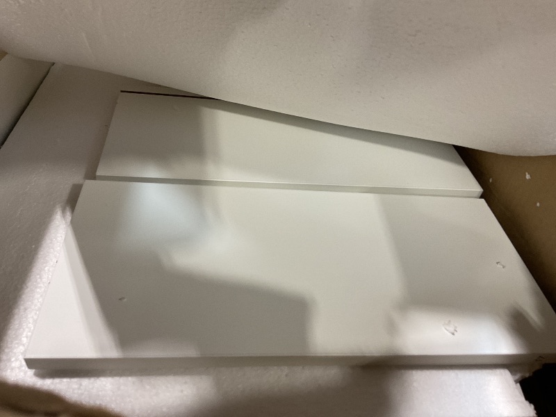 Photo 1 of **SELLING FOR PARTS AS PARTIAL SET**Pamapic Modern 7-Drawer White Dresser,47" White Wooden Dresser for Bedroom, Storage Organizer with Deep Drawers & Metal Handles for Bedroom, Entryway, Hallway