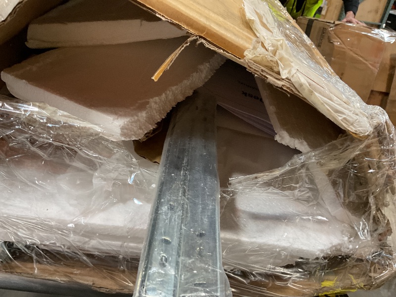 Photo 1 of **SELLING FOR PARTS AS PARTIAL SET**Pamapic Modern 7-Drawer White Dresser,47" White Wooden Dresser for Bedroom, Storage Organizer with Deep Drawers & Metal Handles for Bedroom, Entryway, Hallway