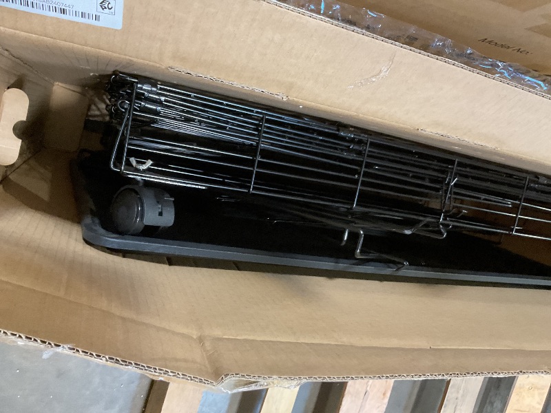 Photo 1 of **SCRAPES. DIRT**Amazon Basics Large 3-Tier Cat Durable,Pliable Cage Playpen Box Crate Kennel - 35.8"L x 22.4"W x 50.6"H, Black