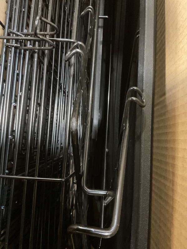 Photo 1 of **SCRAPES. DIRT**Amazon Basics Large 3-Tier Cat Durable,Pliable Cage Playpen Box Crate Kennel - 35.8"L x 22.4"W x 50.6"H, Black