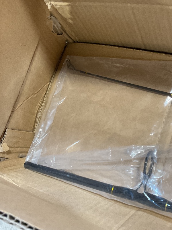 Photo 1 of **SCRAPES FROM TRANSPORT **PENN Battle Spinning Reel and Fishing Rod Combo Kit with Spare Spool and Reel Cover, Black, 6000 - 9' - Medium Heavy - 2pc