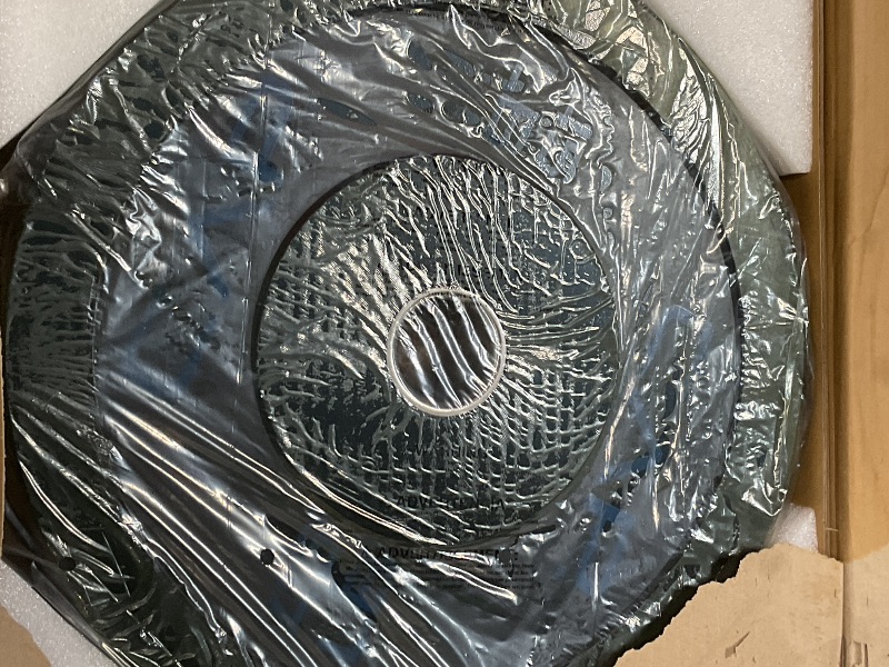 Photo 1 of **WET**CAP Barbell Economy Olympic Bumper Plate with Blue Logo, Black, 45 lb Single