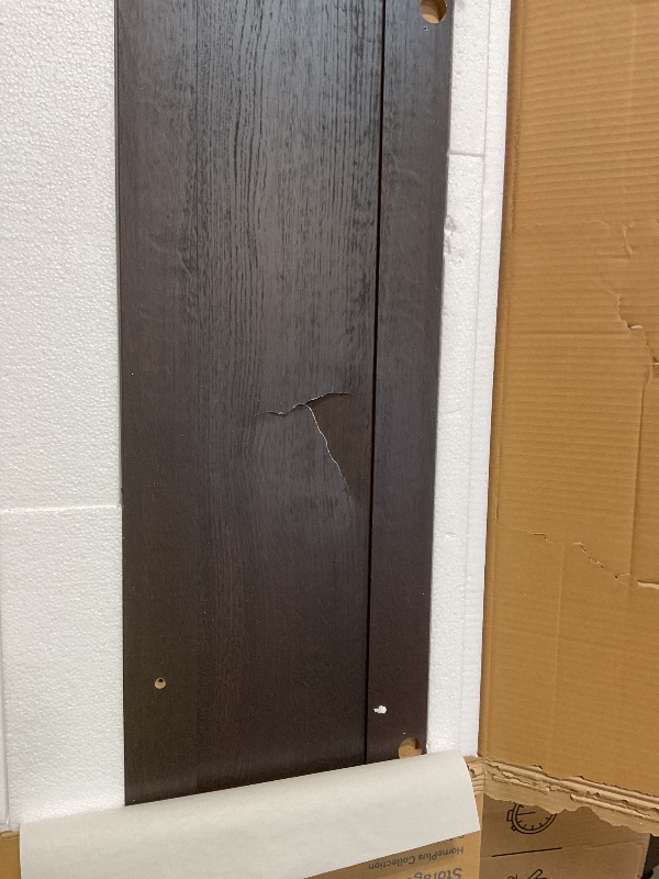 Photo 1 of **MAJOR DAMAGE TO DOOR. SELLING FOR PARTS**Sauder HomePlus Storage Cabinet/ Pantry cabinets, Dakota Oak finish
