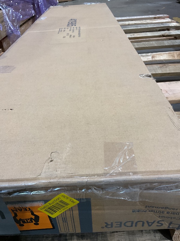 Photo 1 of **MAJOR DAMAGE TO DOOR. SELLING FOR PARTS**Sauder HomePlus Storage Cabinet/ Pantry cabinets, Dakota Oak finish