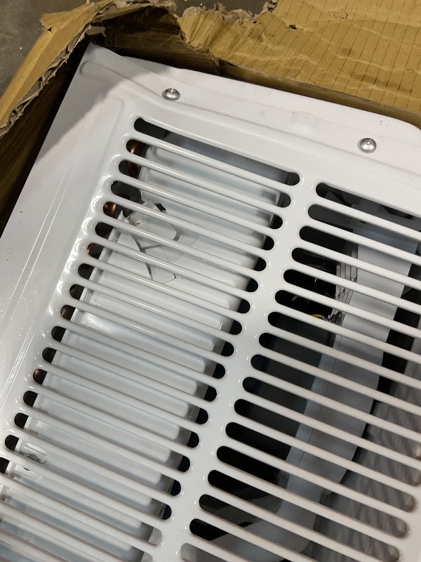 Photo 1 of **FRAME CRACKED**Keystone 8,000 BTU Window and Wall Air Conditioner with 3,500 BTU Supplemental Heating, 115V, Window/Wall AC Unit with Supplemental Heat for Bedroom, Living Room, Small-Medium Rooms up to 350 Sq.Ft.