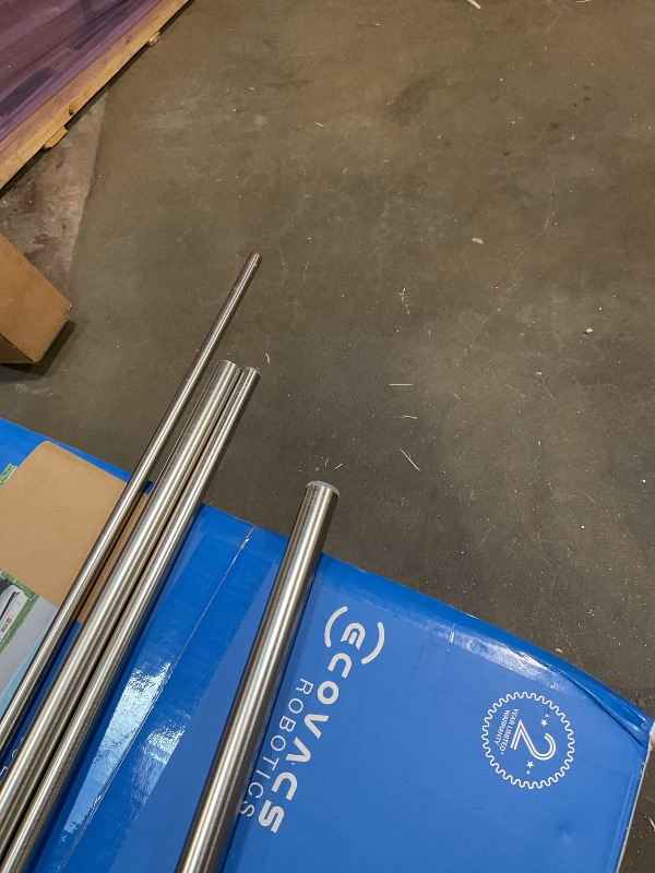 Photo 1 of **MISSING HANGING HOOKS AND HARDWARE. SCRAPES**Brushed Nickel Double Curtain Rods 72-144" - Decorative Double Curtain Rods with Round Cage & Barrel Finials, 1-Inch Front and 5/8 Inch Back Rod, Adjustable Double Drapery Rod