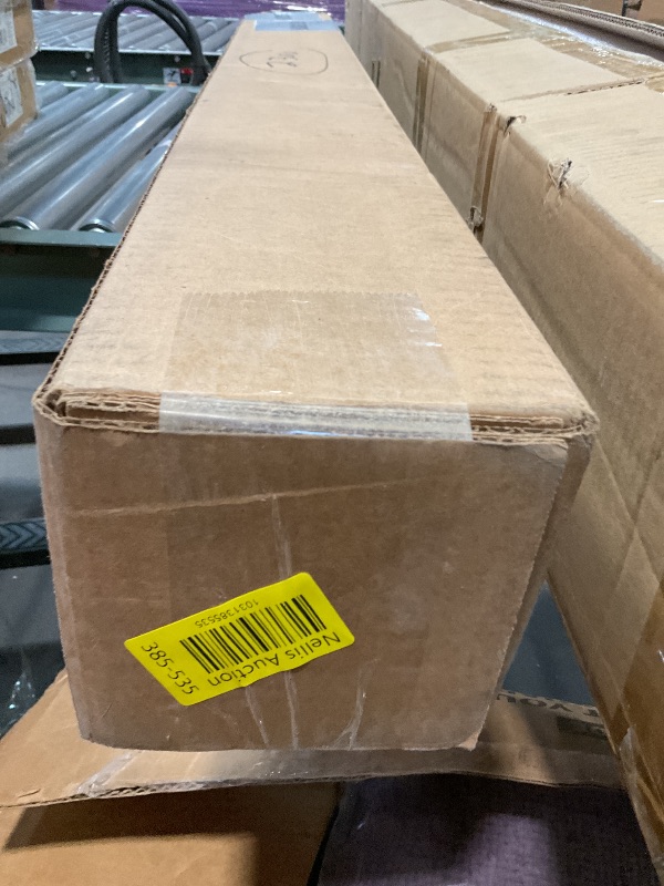 Photo 1 of **MISSING HANGING HOOKS AND HARDWARE. SCRAPES**Brushed Nickel Double Curtain Rods 72-144" - Decorative Double Curtain Rods with Round Cage & Barrel Finials, 1-Inch Front and 5/8 Inch Back Rod, Adjustable Double Drapery Rod