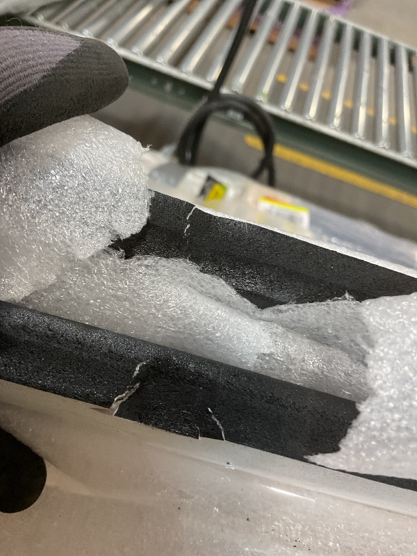 Photo 1 of **DENTS**Ekena Millwork 16 1/8"W x 61"H True Fit PVC Three Board Joined Board-n-Batten Shutters, Black (Per Pair - Hardware Not Included)