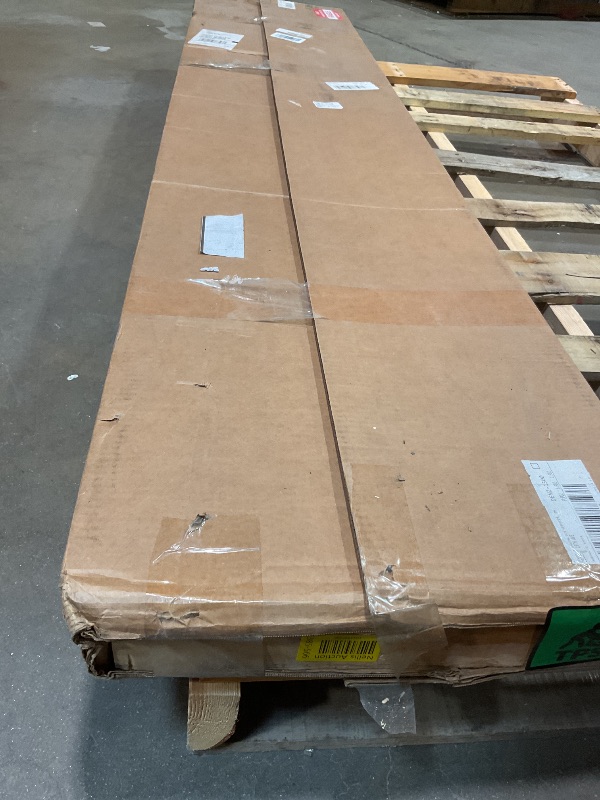 Photo 1 of **DENTS**Ekena Millwork 16 1/8"W x 61"H True Fit PVC Three Board Joined Board-n-Batten Shutters, Black (Per Pair - Hardware Not Included)