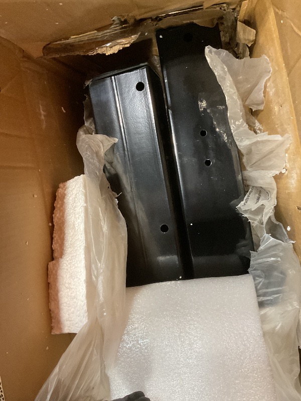 Photo 1 of **BLACK METAL FRAME PARTS ONLY. SELLING FOR PARTS AS PARTIAL SET**GarveeTech In Ground Basketball System Outdoor, 8-10 ft Quick Adjustable Basketball Hoop ?Goal with 55 in Shatterproof Tempered Glass Backboard