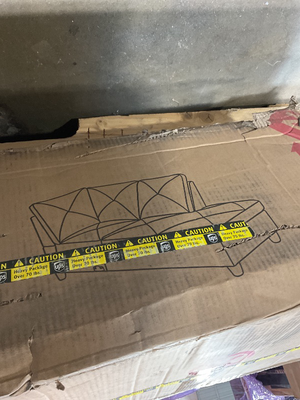 Photo 1 of **RIGHT ARM CHAISE ONLY. SELLING AS PARTIAL SET. 1/3 BOXES**Topcomfy 97.5" L Shaped Couch Set, Modular Sectional Couches for Living Room with Storage Ottoman, 4 Seat Home Sofa Living Room Furniture Sets with Chaise for Apartment Office (Faux Leather, Blac