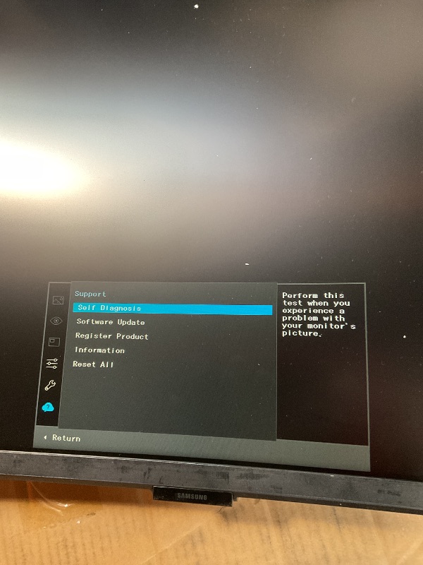 Photo 1 of **SELLING FOR PARTS. PICTURE WORKS BUT WITH HEAVY STATIC/SNOW**Samsung 49” Business Curved Ultrawide Dual QHD Computer Monitor, USB-C, DisplayPort, HDMI, 120Hz, VESA DisplayHDR 400, Built-in Speakers, Height Adjustable Stand, Eye Care, LS49C954UANXZA, 202