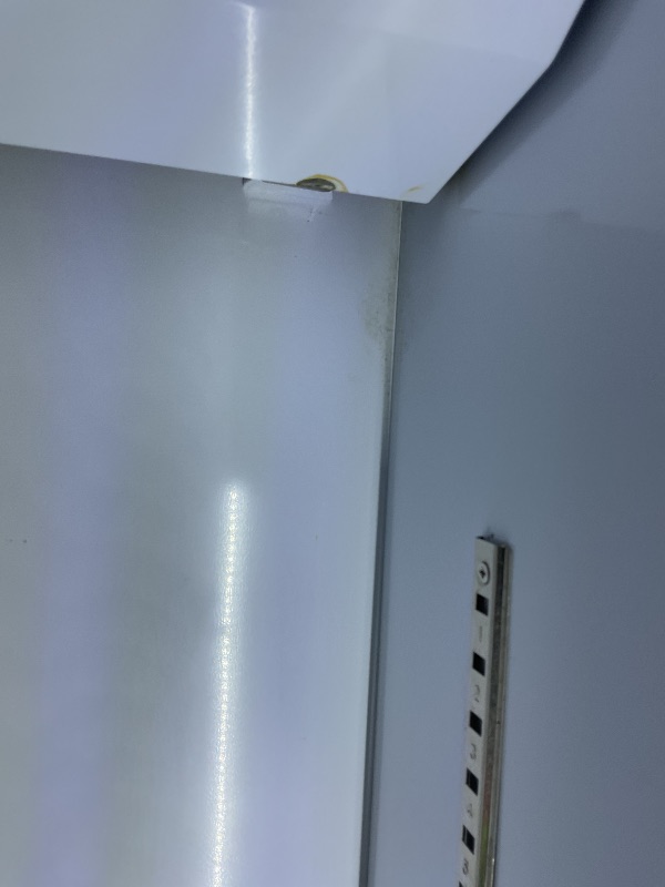 Photo 1 of **DENT ON FRONT AND BACK**Mojgar 14.8 Cu Ft Commercial Merchandiser Refrigerator for Beverage,Glass Door Upright Display Fridge with Front LED Light,Large Freestanding Business Cooler for Shop,Restaurant,Apartment,etc