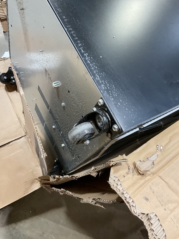 Photo 1 of **DENT ON FRONT AND BACK**Mojgar 14.8 Cu Ft Commercial Merchandiser Refrigerator for Beverage,Glass Door Upright Display Fridge with Front LED Light,Large Freestanding Business Cooler for Shop,Restaurant,Apartment,etc