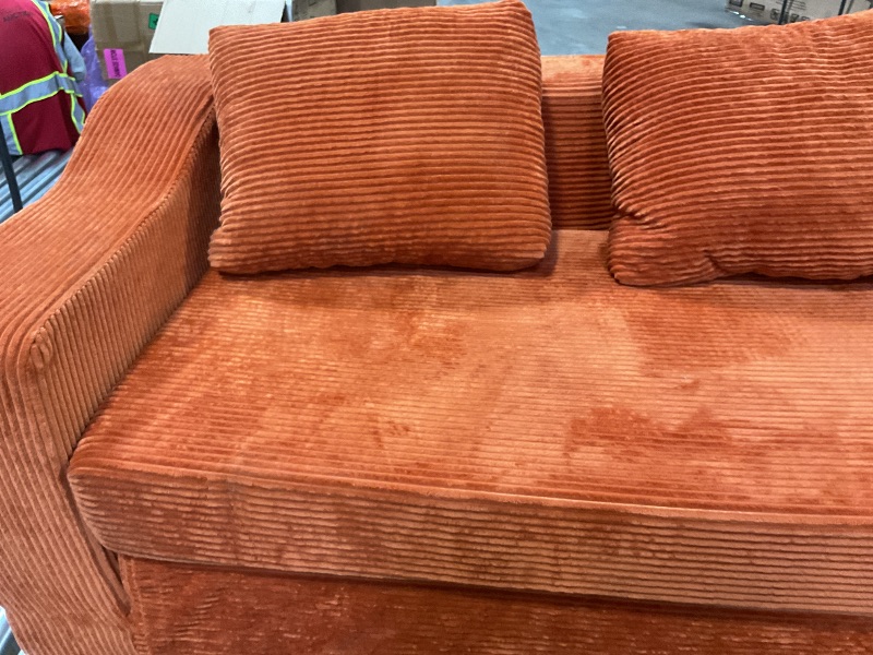 Photo 1 of **DIRT FROM TRANSPORT **MeMoreCool Folding Sofa Bed. Orange