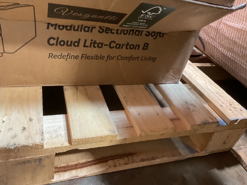 Photo 1 of **DIRT FROM TRANSPORT ONE SECTION. 3 BOXES. 1 UNBOXED SINGLE**Vesgantti 108" Sectional Sleeper Sofa, 6-Seater Modular Cloud Couch with Flexible Ottomans, Chenille Large Sofa Bed Convertible Deep Seat Couches for Living Room, Bedroom and Apartment, Light B