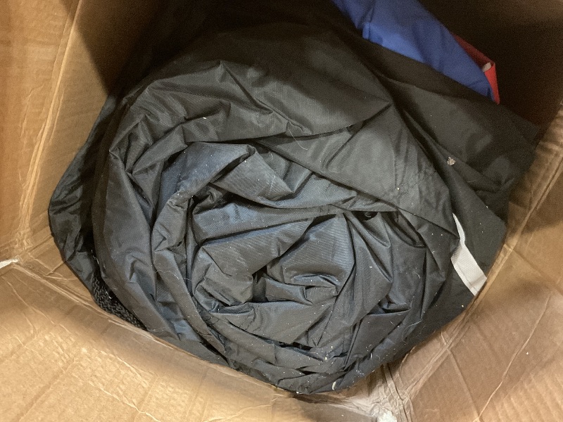 Photo 1 of **2 BOXES**WELLFUNTIME Inflatable Bounce House with Slide, 15.3ft x 14.7ft, Jumping Castle with Blower, Dartboard, Dual Basketball Hoop, Dual Kicking Boards, Jumping Area for 6 Kids