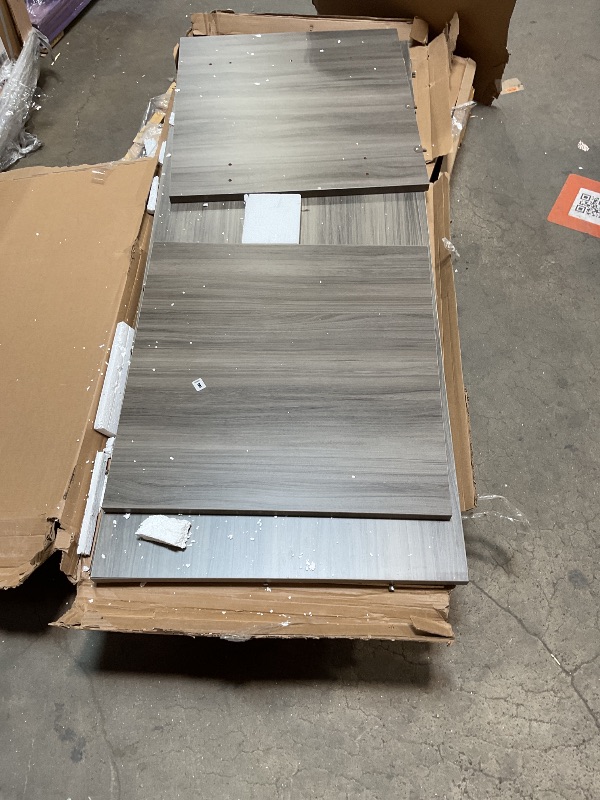 Photo 1 of **MISSING HARDWARE** OFFICE WORKS BY SAUDER Affirm 72'' x 30'' Commercial Desk, Hudson Elm Finish