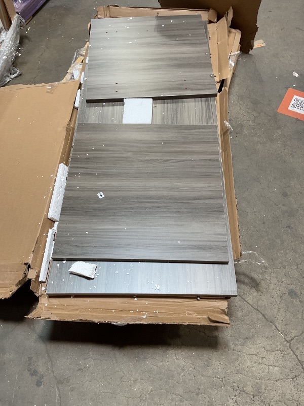 Photo 1 of **MISSING HARDWARE** OFFICE WORKS BY SAUDER Affirm 72'' x 30'' Commercial Desk, Hudson Elm Finish