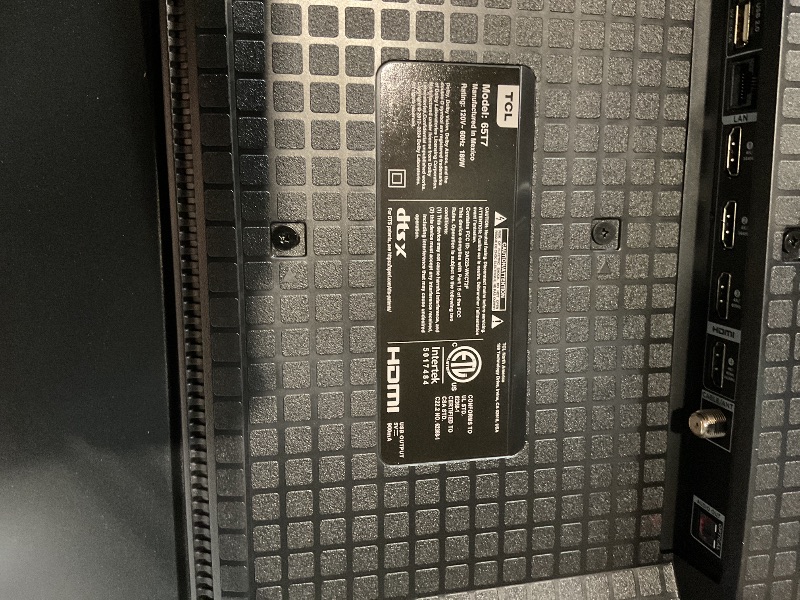 Photo 1 of * PARTS ONLY* 
TCL 65 Inch Class T7 Series 4K QLED HDR 65T7