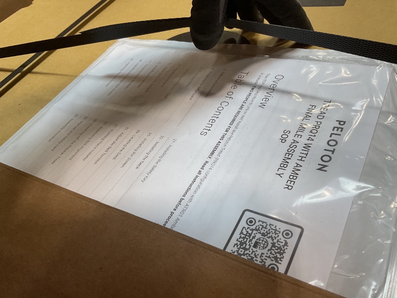 Photo 1 of **2 BOXES**Peloton Cross Training Tread, Treadmill for Running, Walking, and Hiking with Manual or Auto-Incline Options and Immersive 24” HD Touchscreen, Exercise Equipment for Home Cardio and Strength Workouts