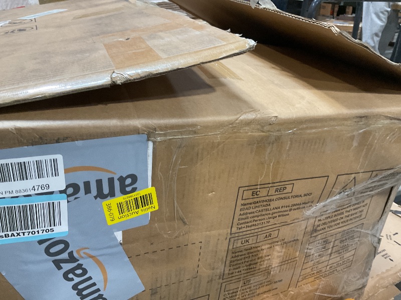 Photo 1 of **SELLING FOR PARTS AS PARTIAL SET. ONE BOX OF TWO**Vesgantti 109" U Shaped Cloud Sectional Sofa, Comfy Corduroy Upholstered Sectional Modular Sofas for Living Room, Modern Modular Couch with 2 Ottoman Deep Seat, Dark Grey