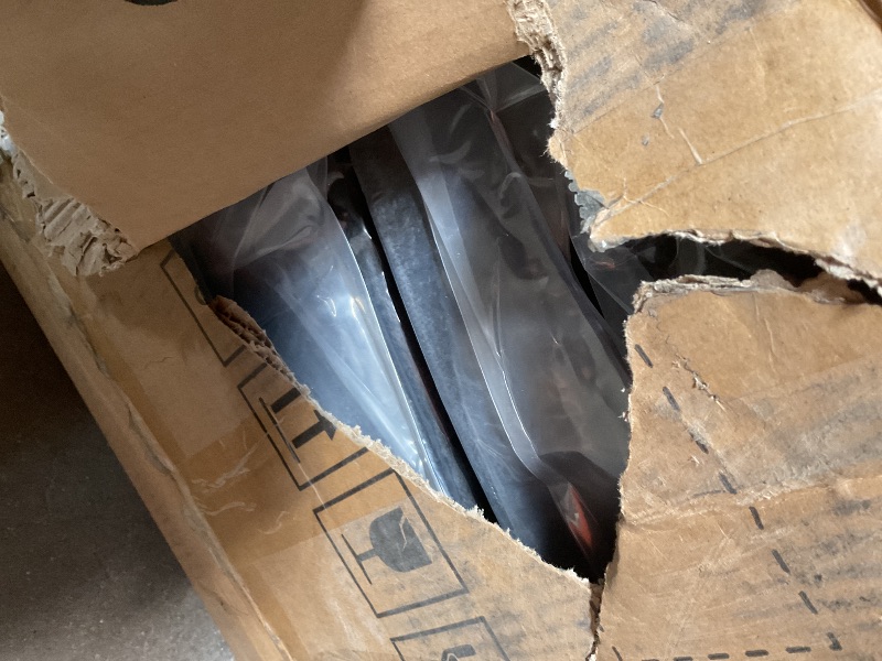 Photo 1 of **SELLING FOR PARTS AS PARTIAL SET. ONE BOX OF TWO**Vesgantti 109" U Shaped Cloud Sectional Sofa, Comfy Corduroy Upholstered Sectional Modular Sofas for Living Room, Modern Modular Couch with 2 Ottoman Deep Seat, Dark Grey