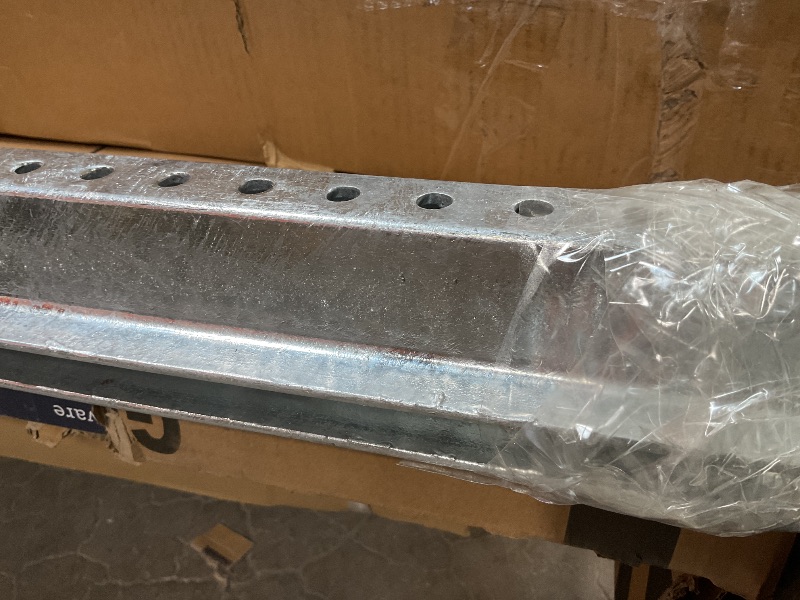 Photo 1 of **DIRT. SCRATCHES**SmartSign U-Channel Sign Post, Heavy Weight | 8' Tall Galvanized Steel Post - Pack of 2