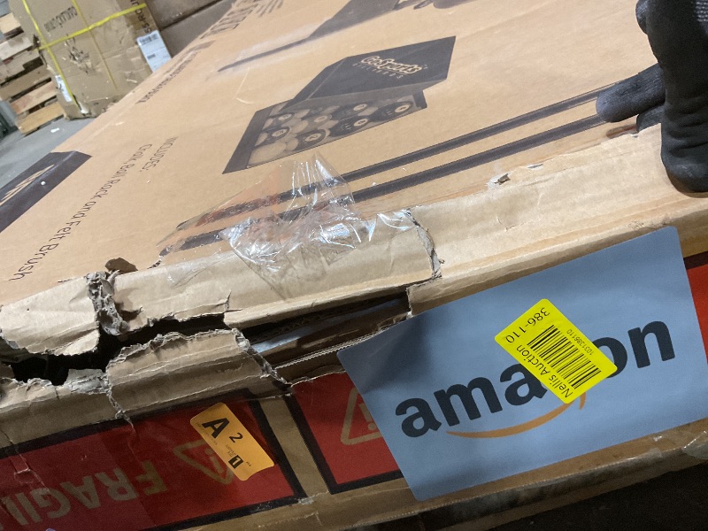 Photo 1 of **DIRT/CRACKING ON BOARDS CONNECTING LEGS. SIDE WALL ON ONE END CRACKING. **GoSports 6, 7, or 8 ft Billiards Tables - No Assembly, Choose Your Color - Portable Pool Table Includes Full Set of Balls, 2 Cue Sticks, Chalk and Felt Brush